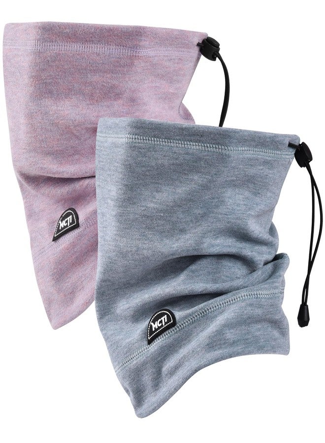 MCTi Neck Gaiter Warmer Winter Fleece Scarves Beanie Hat for Skiing Cycling Elastic Closure - Image 1